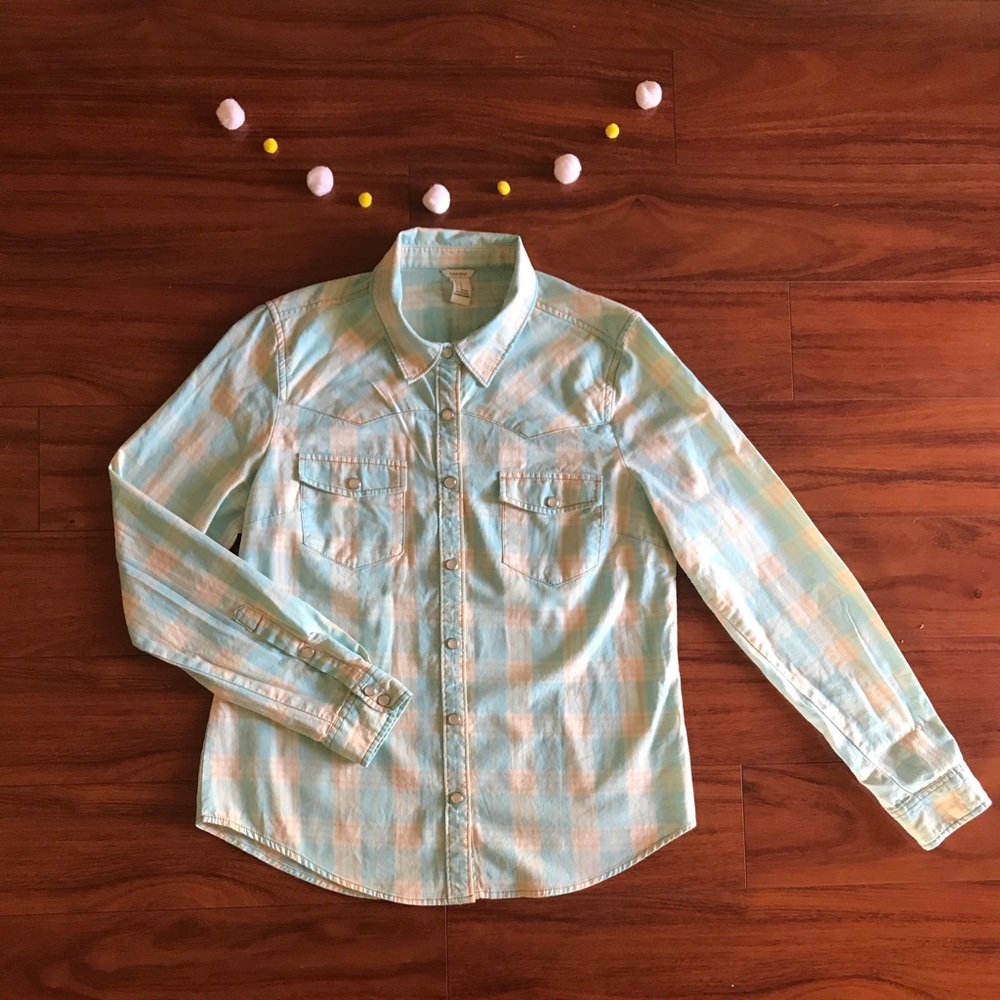 Forever 21 Western Style Plaid Shirt